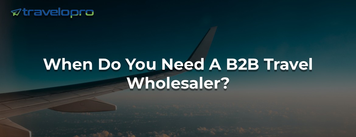 When Do You Need A B2B Travel Wholesaler?